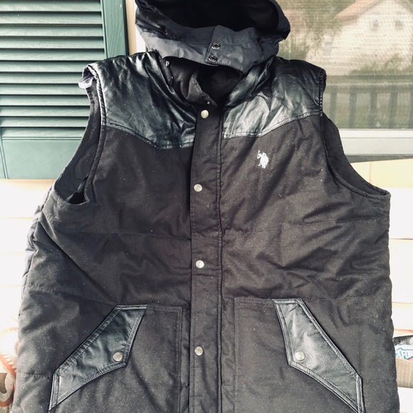 U.S polo ASSN. paneled vest button up jacket - Picture 2 of 7